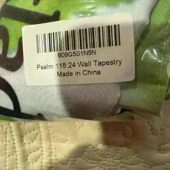 Religious Wall Tapestry Psalms 118:24 BNWOT - Picture 10 of 11